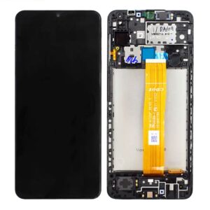 Pantalla para Samsung A12 / A125 Con Marco (Original Service Pack)