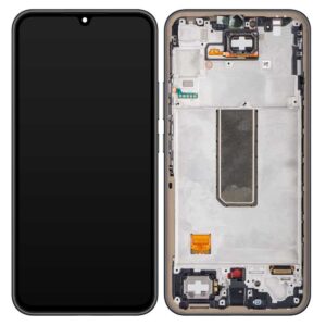 Pantalla para Samsung A34 5G / A346 Con Marco Negro (Original Service Pack)