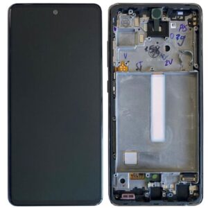 Pantalla para Samsung A52 A525 / A52 5G A526 Con Marco Negro (Original Service Pack)