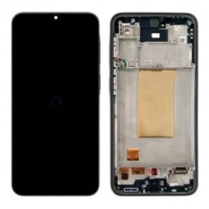 Pantalla para Samsung A37 5G / A376 Con Marco Negro (Original Service Pack)